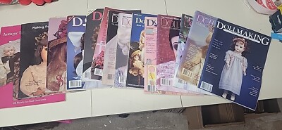 Vintage Lot Of 15 Doll Making Books And Magazines Unique Collection