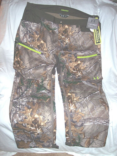 Mens 3X Camo Hunting Pants Scent Control Under Armour Camo Pants Windproof $190 - Picture 1 of 8