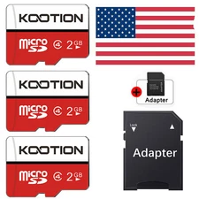 Kootion Micro SD Card 3pcs 2GB Ultra Micro SD Memory Cards For PC Laptop Tablet