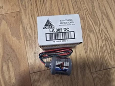 New Delta LA302DC Lightning Arrestor Solar, Wind, DC Generator Protection LA 302