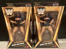 Lot of 2 WWE Elite Legends Andre The Giant w/ Chase