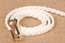 Womens Belt Thin Braided Belts Ropes Ladies Girls Slender Metal Buckle Waist UK