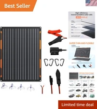 Portable 20W Solar Trickle Charger Kit - All-In-One Battery Maintenance Solution