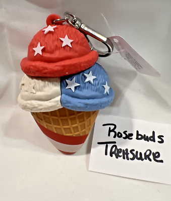 Bath Body Works 4th July Patriotic Ice Cream Cone PocketBac