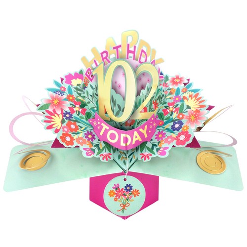 Happy 'Any Age' Birthday '10 To 109' Today Pop-Up Greeting Card Pop Up Cards Her - Picture 5 of 102