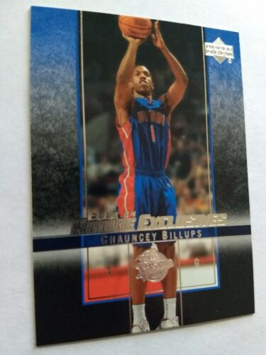 CHAUNCEY BILLUPS, 2003-04 UPPER DECK ROOKIE EXCLUSIVES #33, PISTONS - Picture 1 of 2