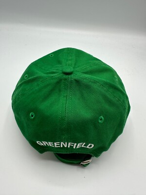 Greenfield Logo Adult Mens Green Baseball Cap Hat One Size | eBay