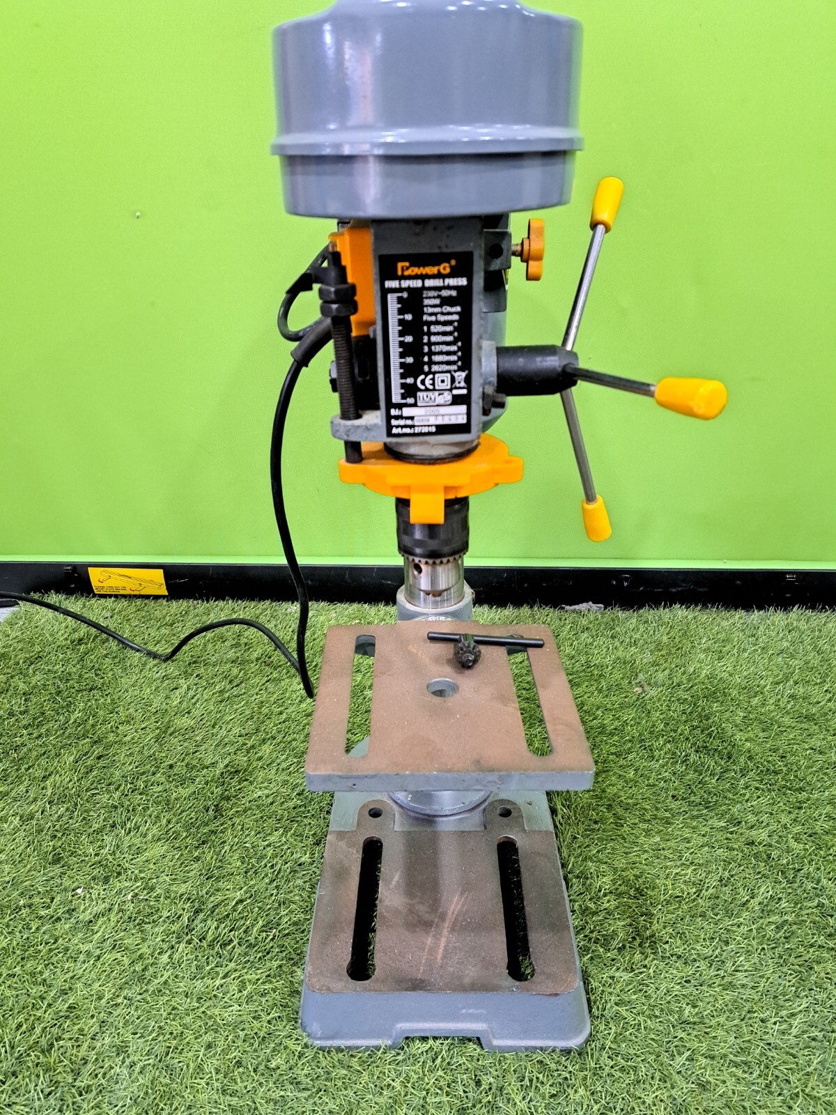 Power G Five Speed Bench Top Pillar Drill Press Professional Hobby