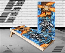 Rule the Water Red Snapper Cornhole Boards Bean Bag Toss Game