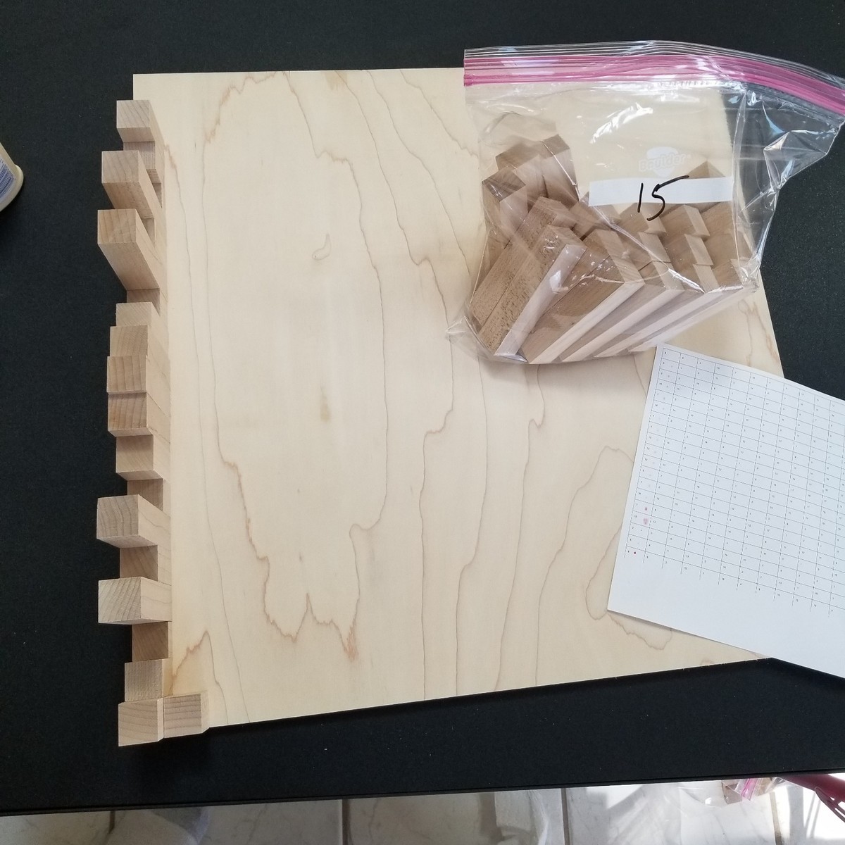 DIY Acoustic Wood N13 QRD Skyline Sound Diffuser Treatment DIY Acoustic Wood N13 QRD Skyline Sound Diffuser Treatment