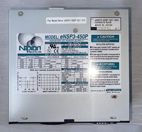 Nipron eNSP3-450P Part# eNSP3-450P-S21-H1V - Picture 2 of 3
