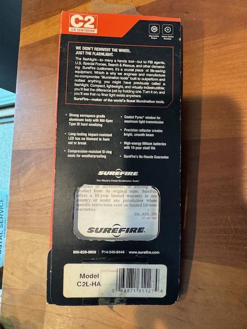 Surefire C2L-HA C2 Centurion LED Flashlight NEW | eBay