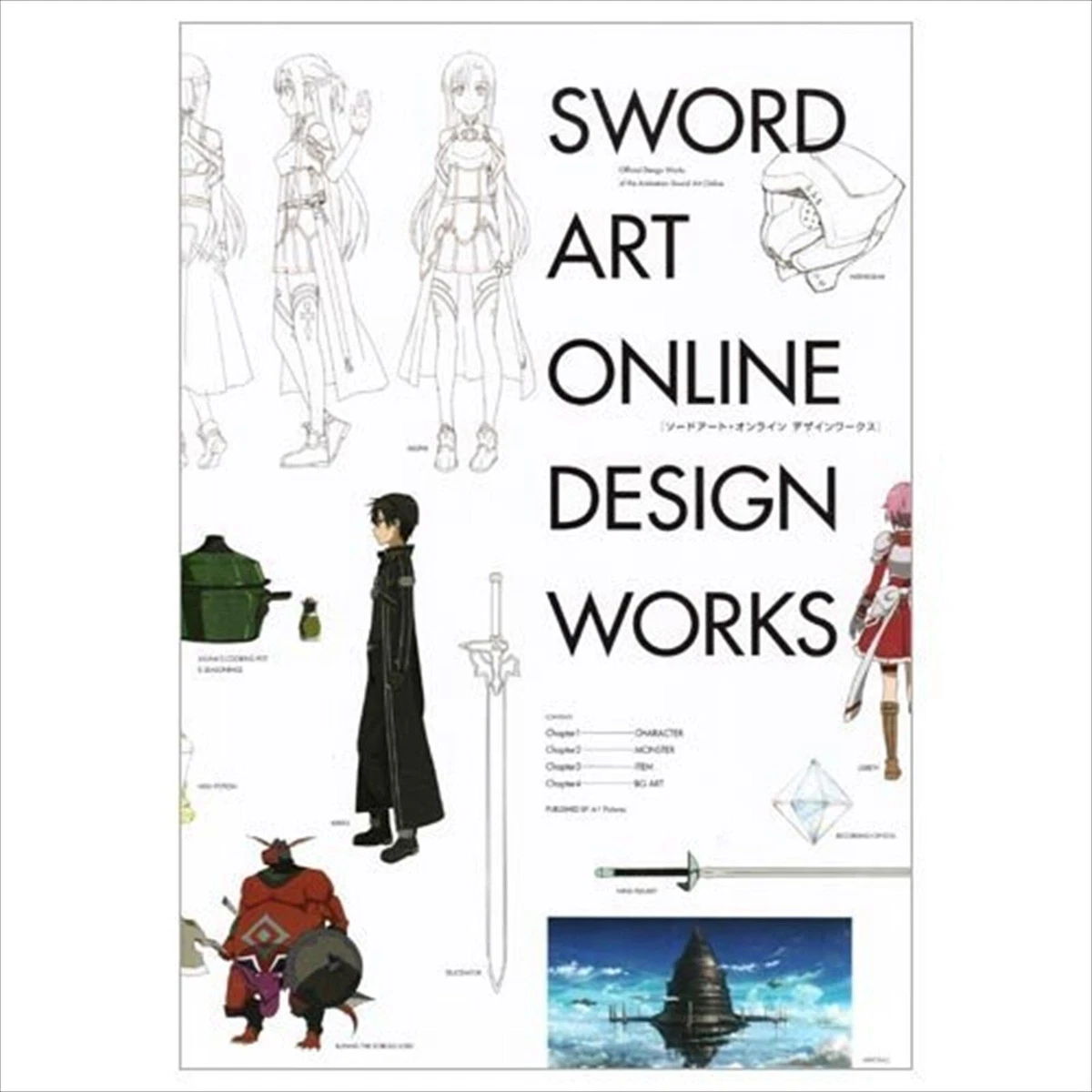 Sword Art Online Design Works Art Book Illustration Book Anime