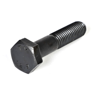 6-kant Schraube DIN 931 12.9 M6 M8 M10 M12 mit Schaft Stahl blank / schwarz