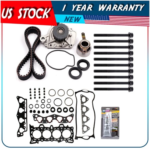Head Gasket Set & Timing Belt Kit With Water Pump - Fits 1998-2002 Honda Accord, Acura CL, Odyssey, Isuzu Oasis F23A Engines - View #8