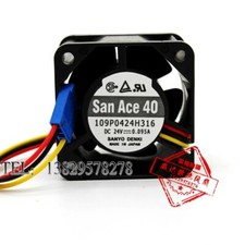 for Sanyo 109P0424H316 fan 24V 0.095A 40 40 28MM 3pin