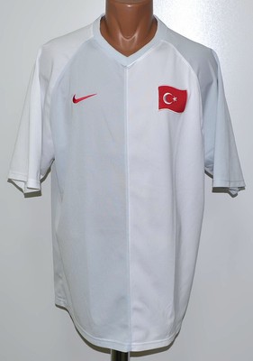 TURKEY NATIONAL TEAM 2007/2008 AWAY FOOTBALL SHIRT JERSEY NIKE SIZE XXL ADULT | eBay