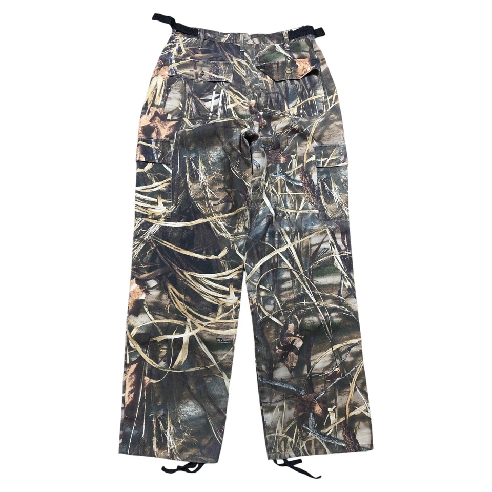 Whitewater Ducks Unlimited Pants Mens M Wetlands Camo Adjustable Waist Hunting - Image 2 of 4