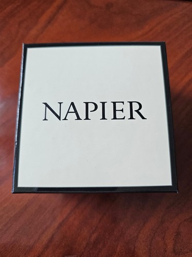 NAPIER Signed Enamel Retro Analog Color TV Television Antenna Pin Brooch Lapel - Picture 8 of 8