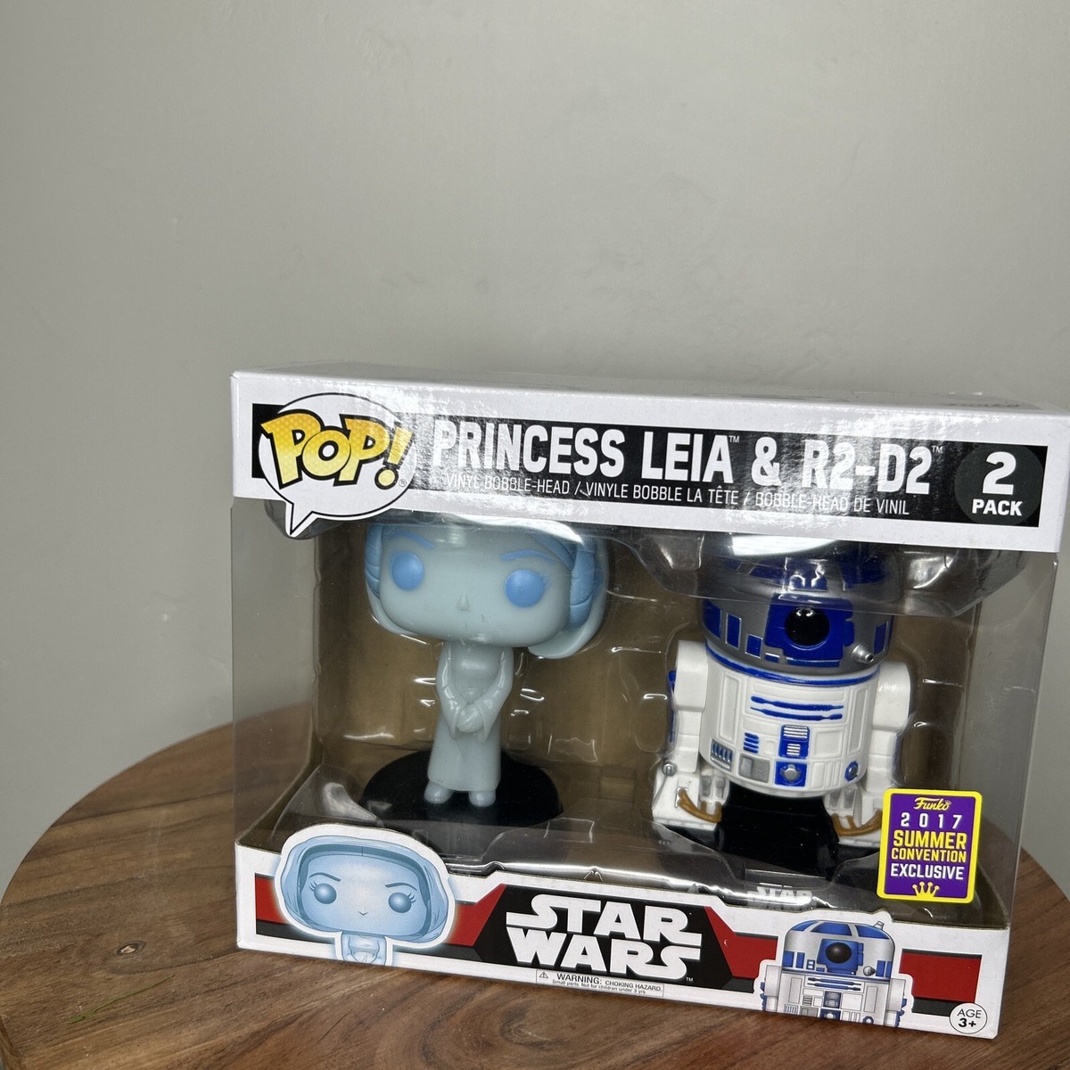 Funko POP! Star Wars Princess Leia & R2-D2 Figures Limited