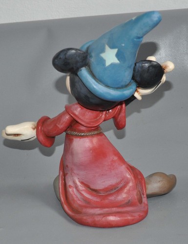rar große Figur Walt Disney Burbank Micky Maus Zauberlehrling Sammelstatue 25 cm - Bild 3 von 6
