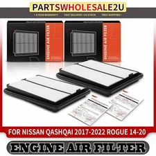 2x Engine Air Filter for Nissan Qashqai Rogue Sport 2017-2022 Rogue 2014-2020