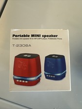Portable Mini Speaker Blue New