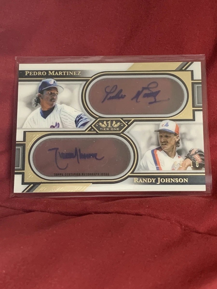 Topps Pedro Martinez Baseball Autographed Sports Trading Cards 