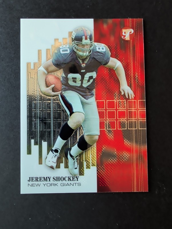 2002 Topps Pristine - Jeremy Shockey #408/999 (RC)