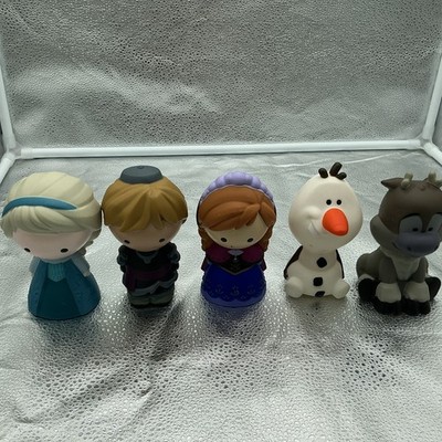 Disney Frozen Set of 5 Bath Water Toys Elsa Anna Kristoff Olaf Sven