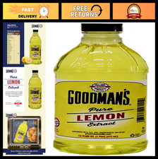 Pure Lemon Extract - Gluten-Free, Non-GMO, Kosher Flavor Enhancer for Baking C
