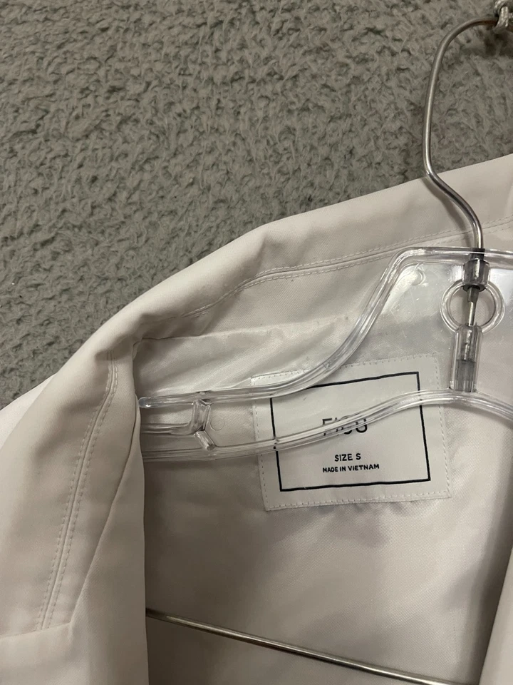 Figs Men's Lab Coat Doctor Jacket Size Small White Button up Adult Polyester - Image 4 of 4