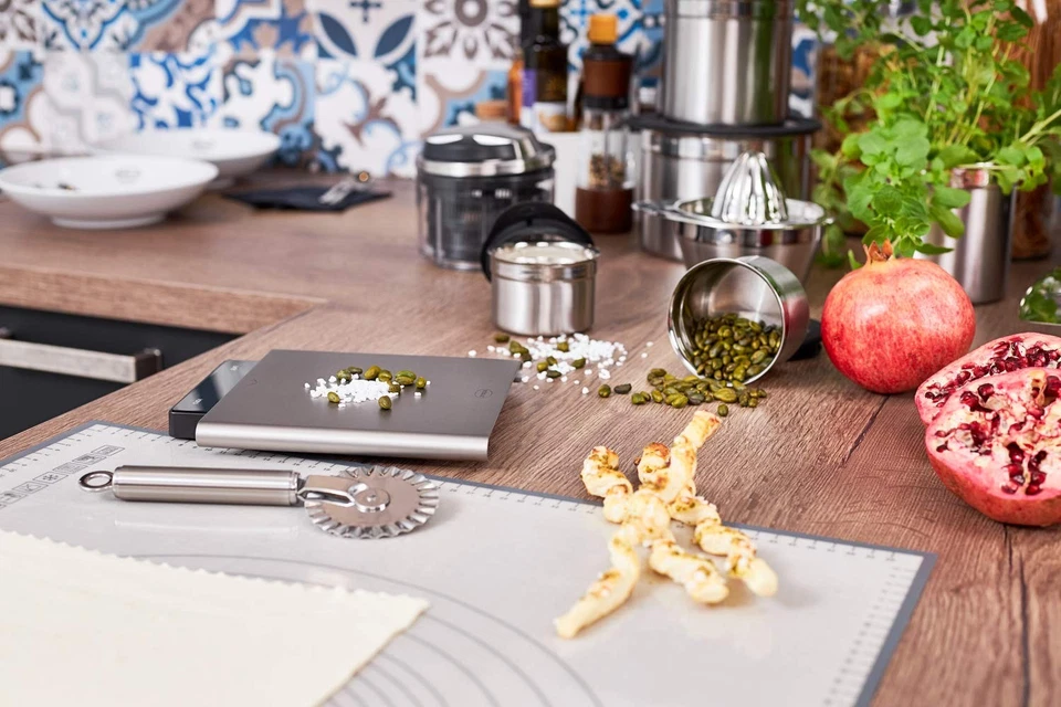 Rosle 16553 Barattolo con coperchio salvafreschezza, Argento, 8 cm/6.5 cm H wWUH - Immagine 4 di 4