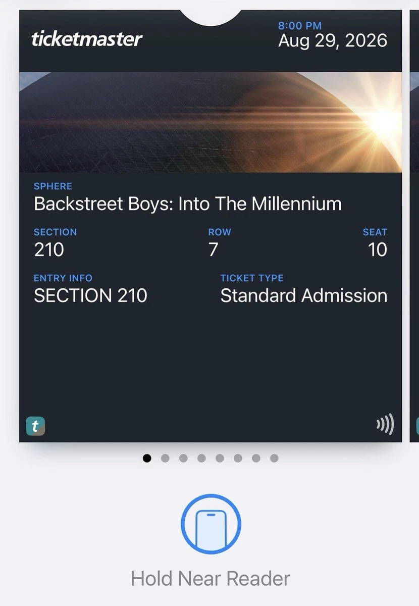 backstreet boys大阪チケット2枚 10/16 Backstreet Boys