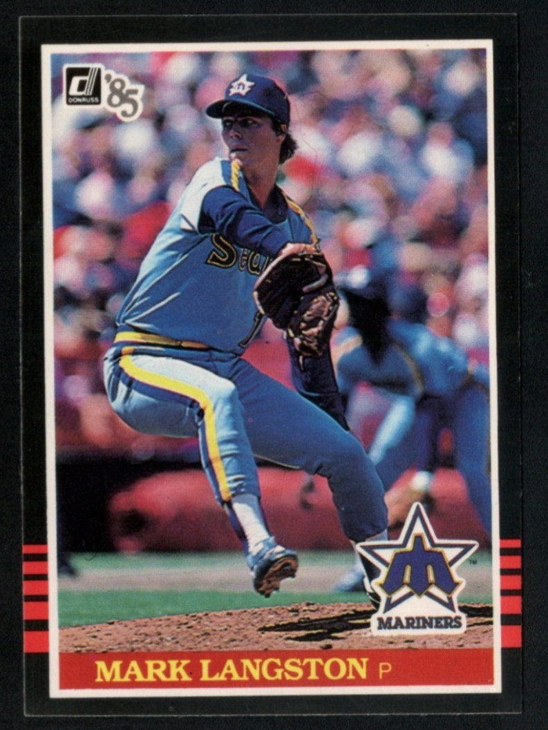 1985 Donruss Mark Langston RC #557 - Seattle Mariners