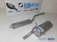Imasaf Auspuffset Ab Kat für Citroen Xsara Picasso 1.6 04/2004- | MSD + ESD