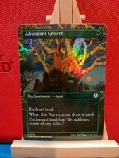Abundant Growth FOIL (Borderless) - Innistrad Remastered - Common - NM - MTG
