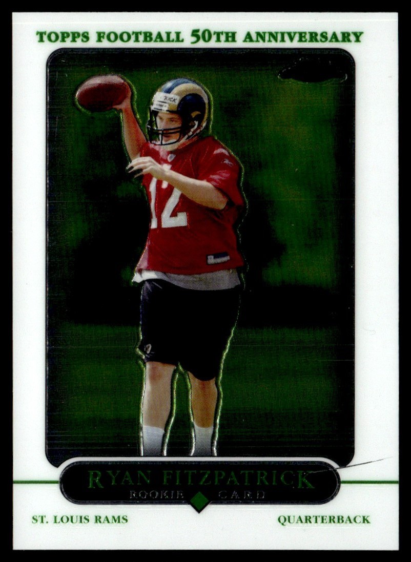 2005 Topps Chrome Ryan Fitzpatrick Rookie St. Louis Rams #243