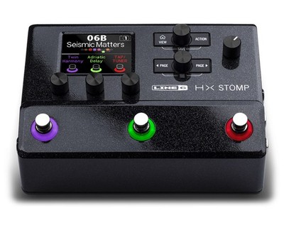 Line 6 HX Stomp Compact Multi-Effects Unit featuring Helix Effects - Open Box