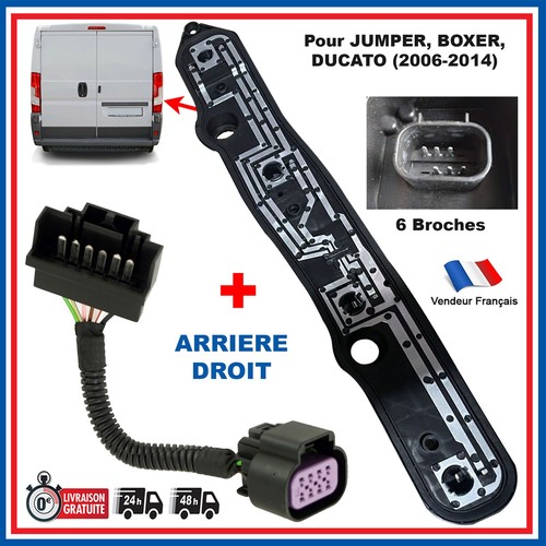 Kit De Réparation Faisceau Porte Arrière Pour Fiat Ducato / Citroën Jumper / Boxer
