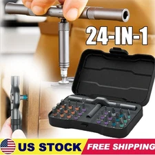 Home Repairs 24 In 1 Multi Bit Magnetic Screwdriver Set Multifunctional Toolbox 