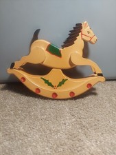 Cute Little Wooden Rocking Horse