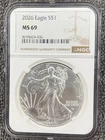 2026 American Silver Eagle 1oz  NGC MS69
