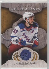 2021-22 Upper Deck Artifacts NHL Remnants Mika Zibanejad #NR-MZ 2vh