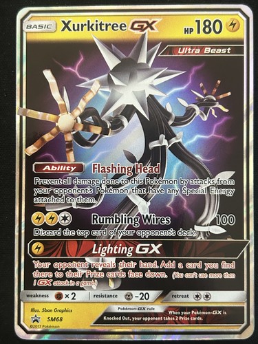 Pokémon - Xurkitree GX SM68 - Sun & Moon Promo - NM