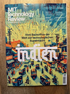 MIT Technology Review, 08/2024: Indien. Neu ungelesen Magazin