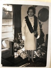 Vintage Silver Fox Fur 1940s-60s Era 