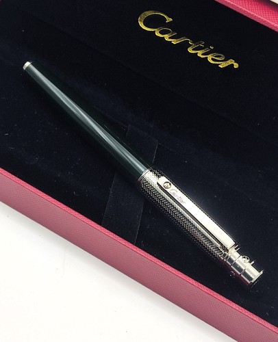 Seltener Cartier Santos De Cartier Special Limited Edition Tintenroller mit Box - Bild 4 von 10