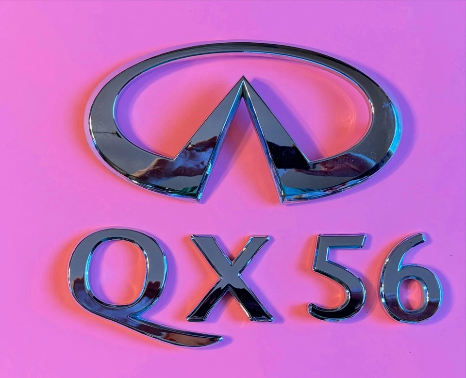 Infiniti QX56 2004-2007 emblema trasero logotipo insignia símbolo OEM Foto 3 de 3
