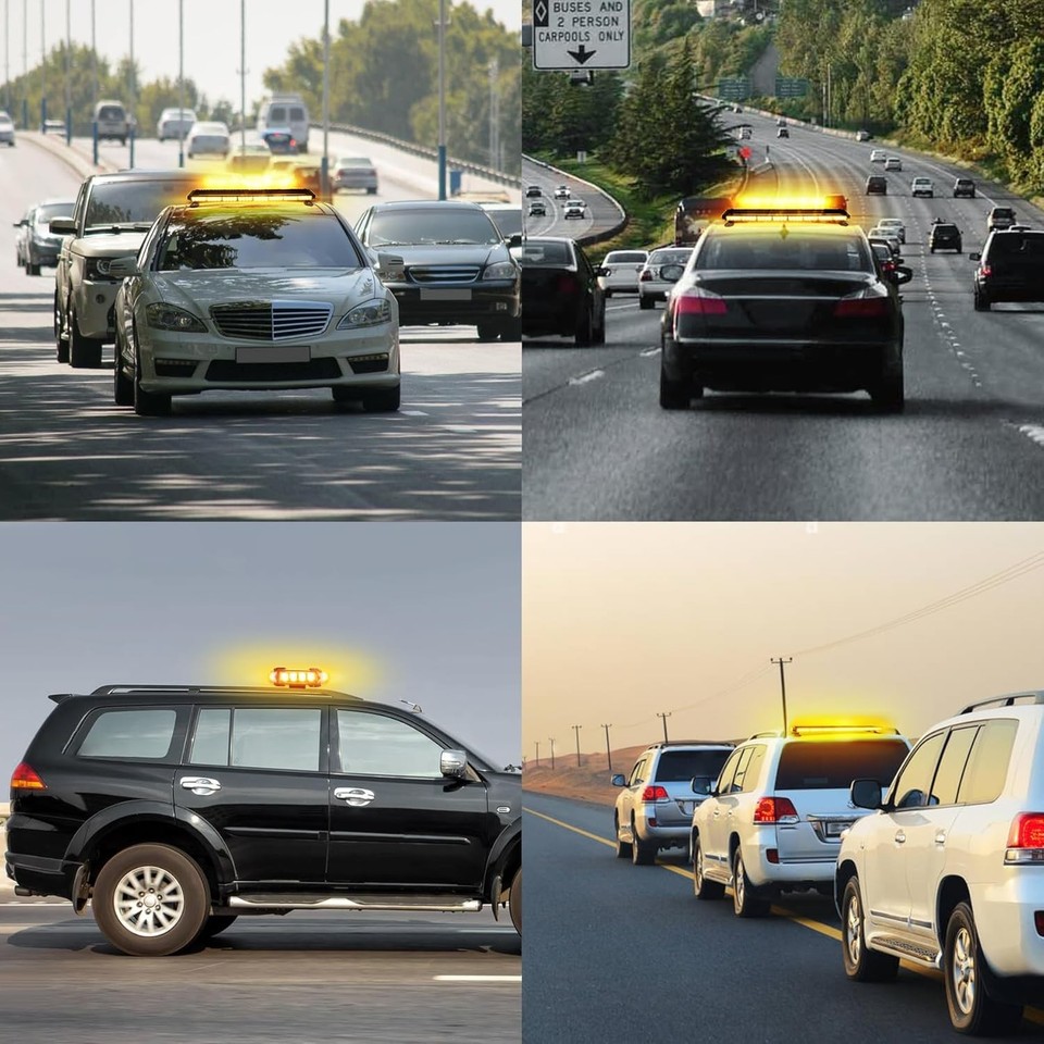 Led Amber Warning Light Bars BUYERS PRODUCTS 11 In. Rectangular - Foto 10